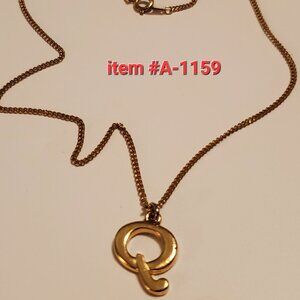1 Gold Chain Necklace, item # 1159,  wt. 3 grams.